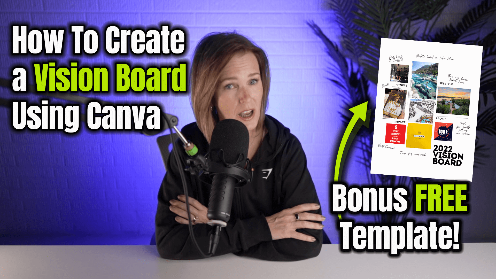 How to make a vision board in Canva